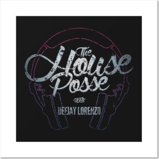 Heavy Grunge Red Headphone (The House Posse) Posters and Art